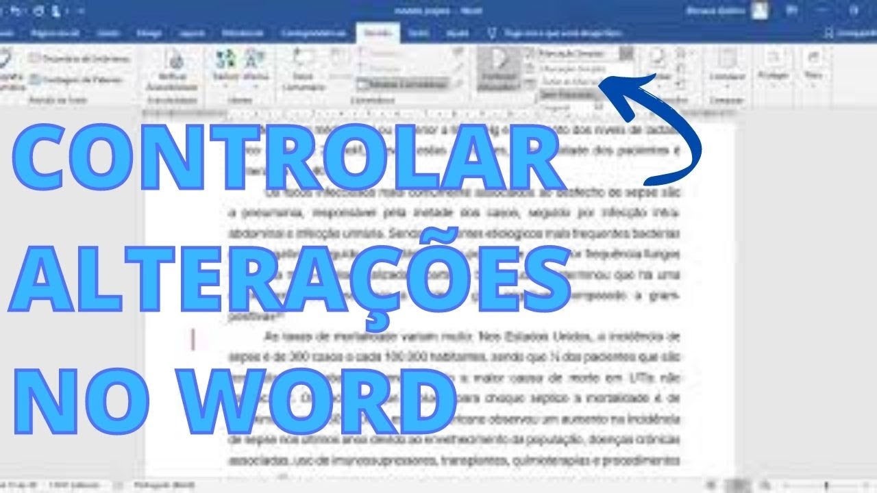 COMO CONTROLAR ALTERAÇÕES NO WORD