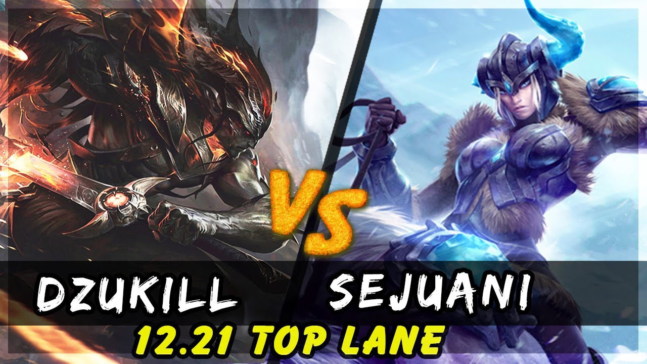 Dzukill - Yasuo vs Sejuani TOP #2 Patch 12.21 - Yasuo Gameplay