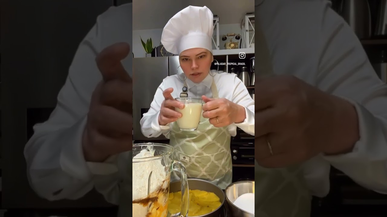 Bolo de abacaxi.