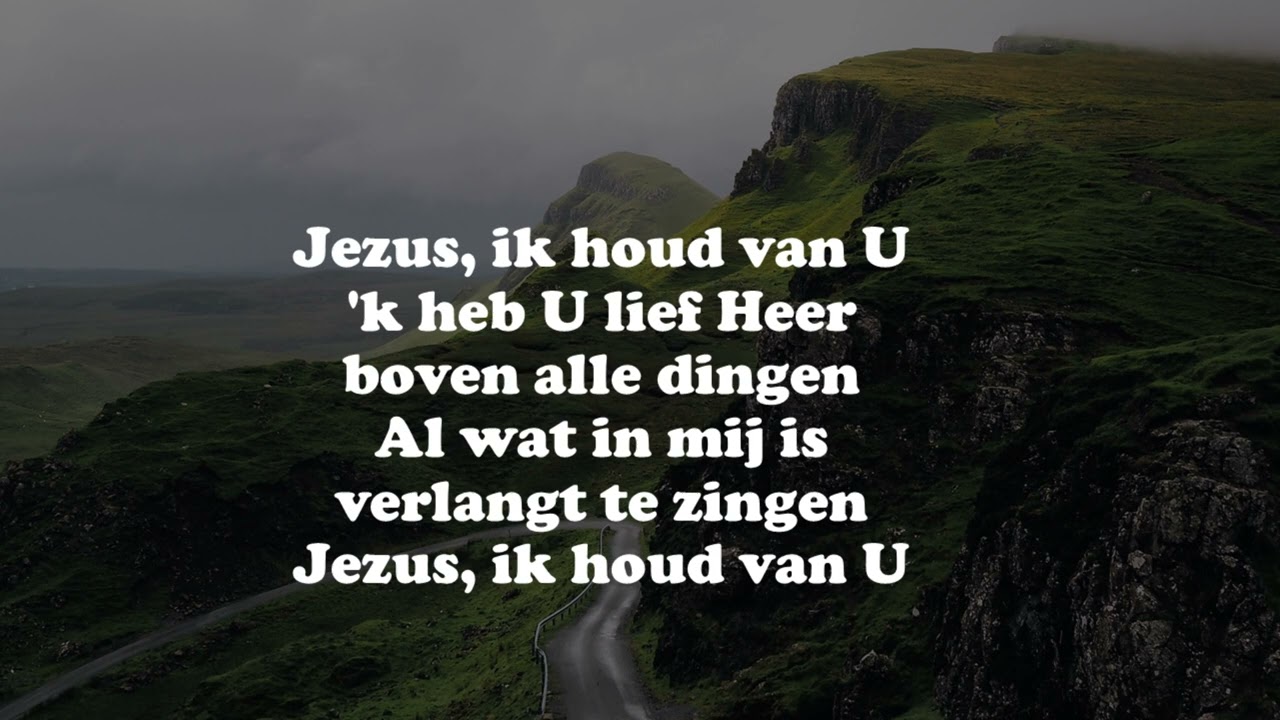 Opwekking met tekst 303 Jezus ik houd van U