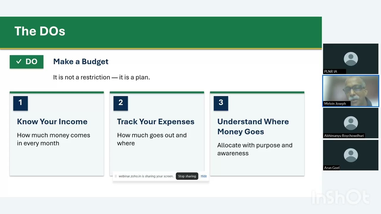 Personal Finance - Dos and Don'ts for young adults