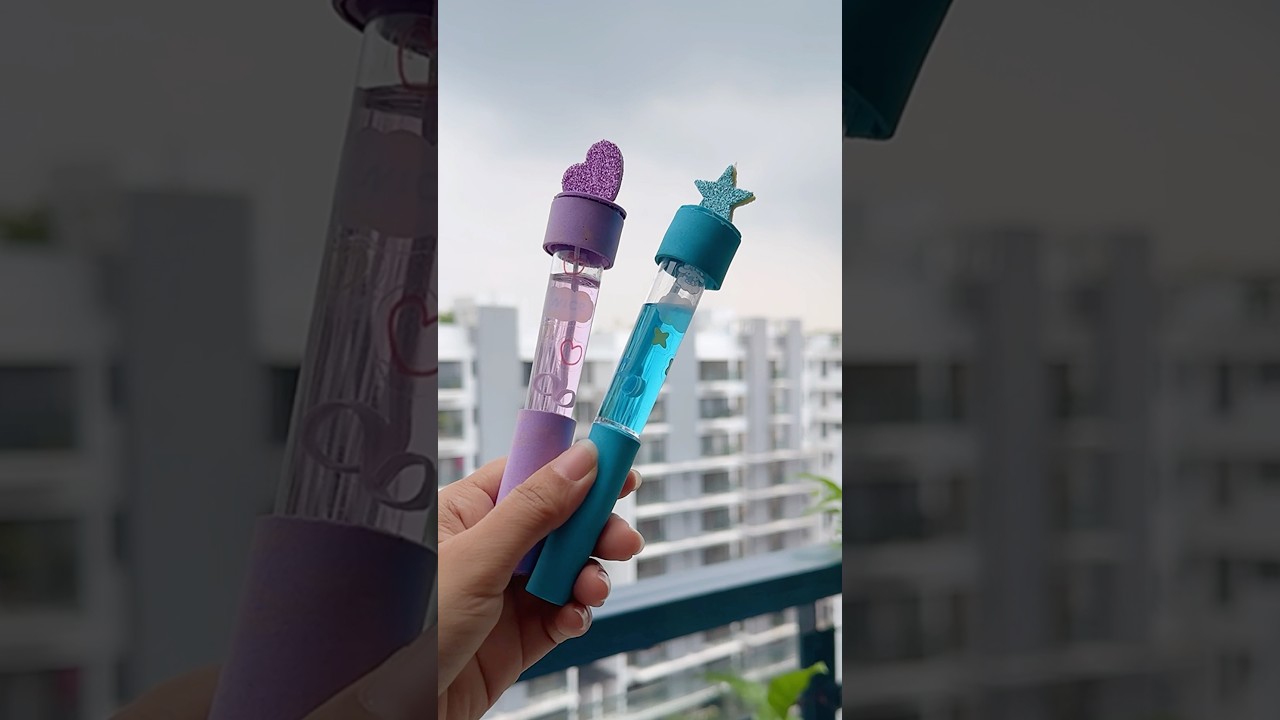 ✨Magic Blowing Ballpoint Pen Decoration 📝#shorts #diy #art #craft #youtubeshortsfeeds