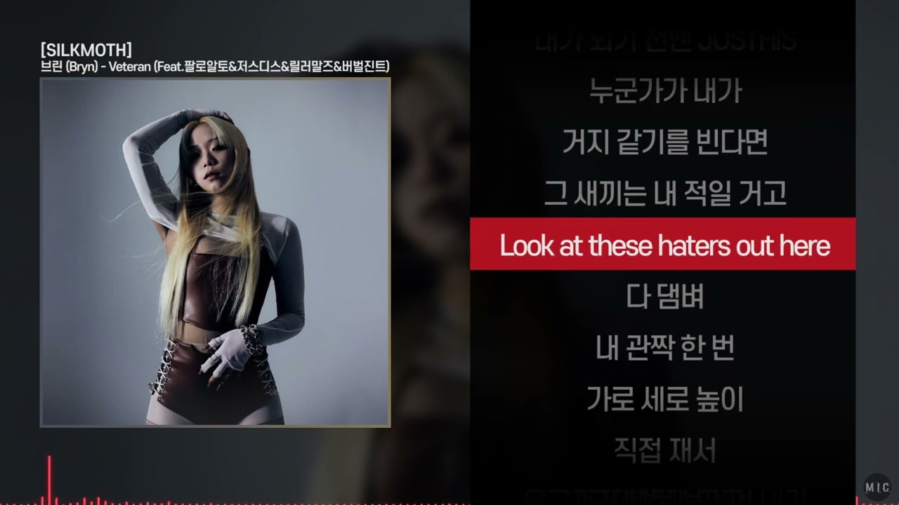 브린 (Bryn) - Veteran&nbsp;(feat. 팔로알토&저스디스&릴러말즈&버벌진트) ㅣ Lyrics / 가사