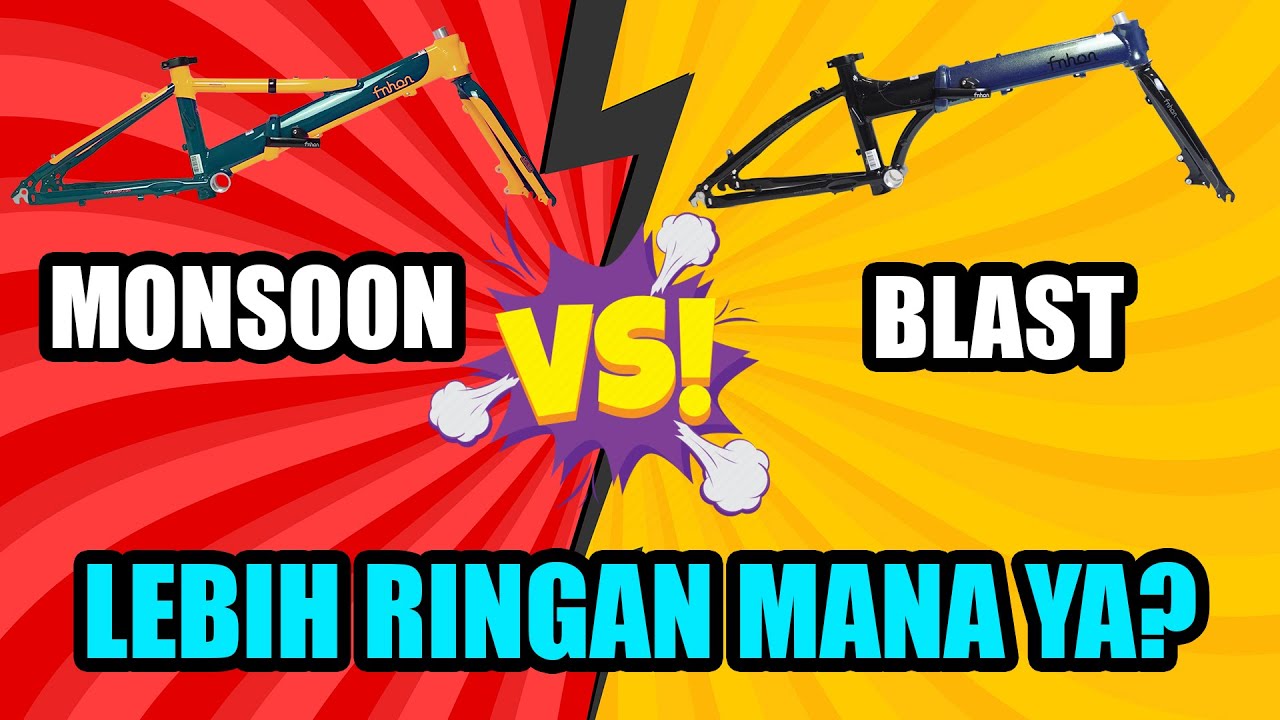 FNHON | TERNYATA LEBIH RINGAN INI!! FRAME SET MOONSON VS BLAST