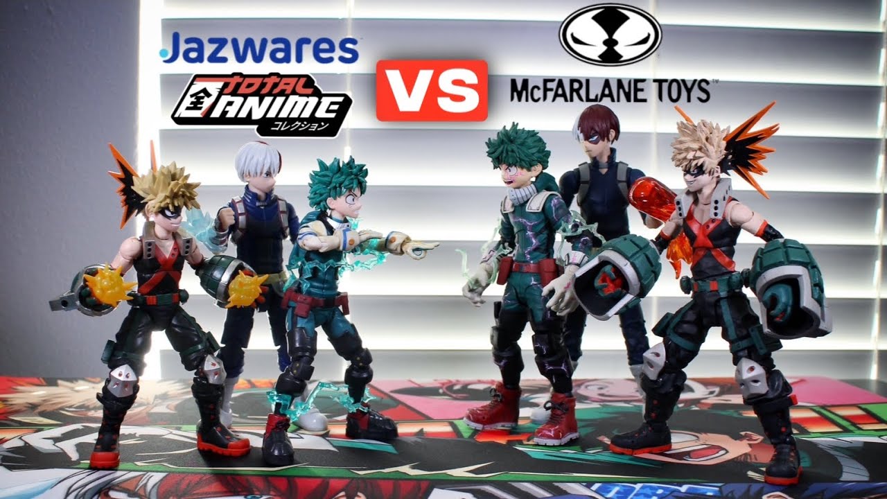 Jazwares VS McFarlane Toys: My Hero Academia #myheroacademia #mha #mcfarlanetoys #jazwares