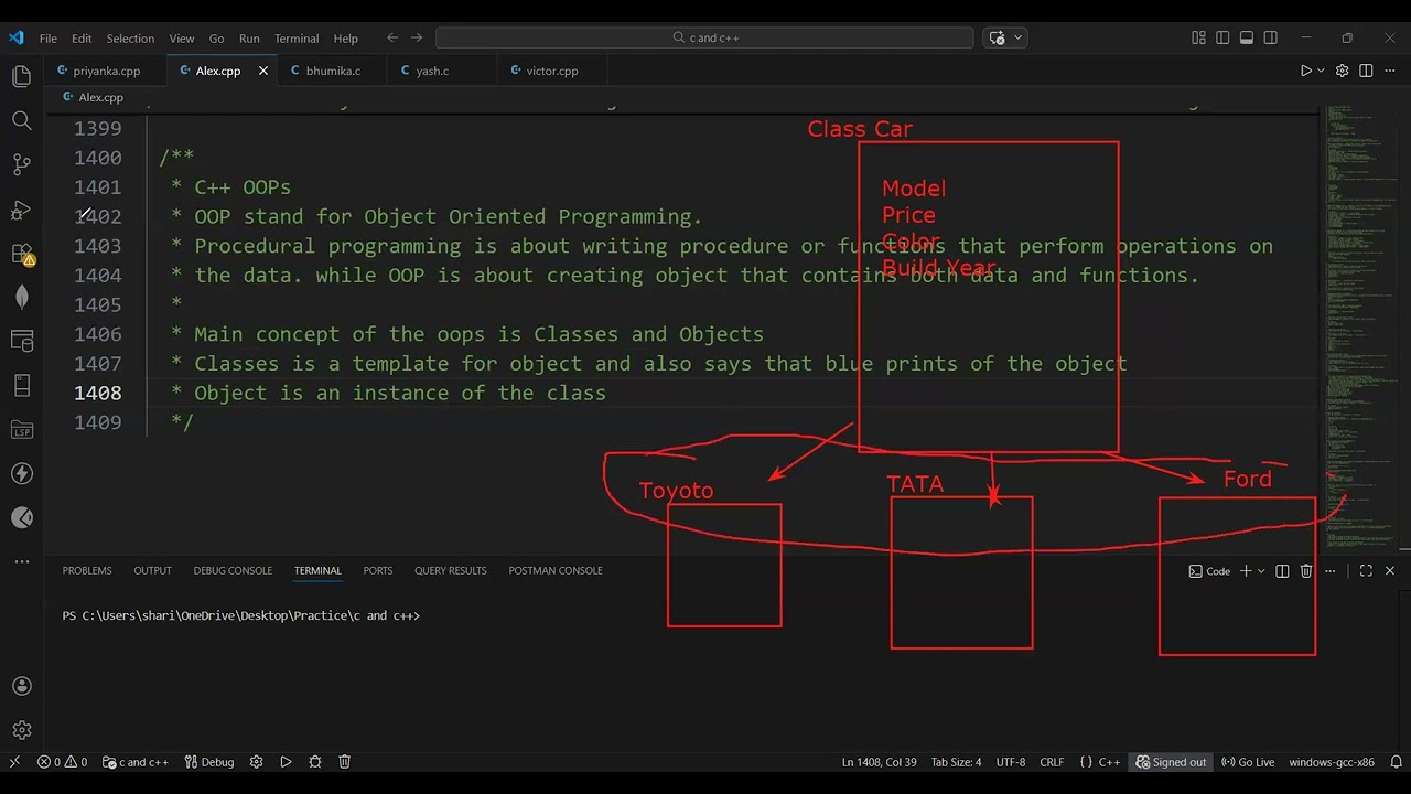 C++ OOPs Explained: Classes, Objects, and Constructors (Part 13)
