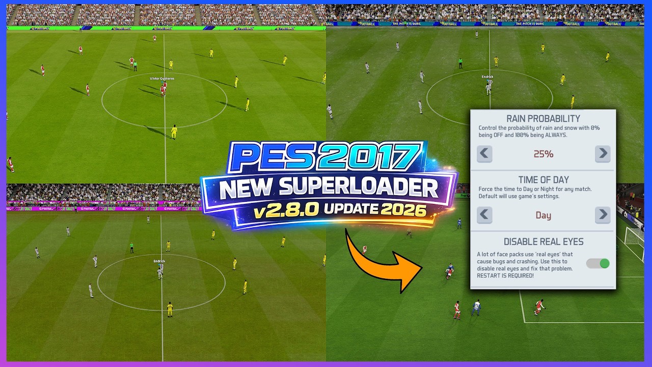 PES 2017 New Superloader v2.8.0 Update 2026