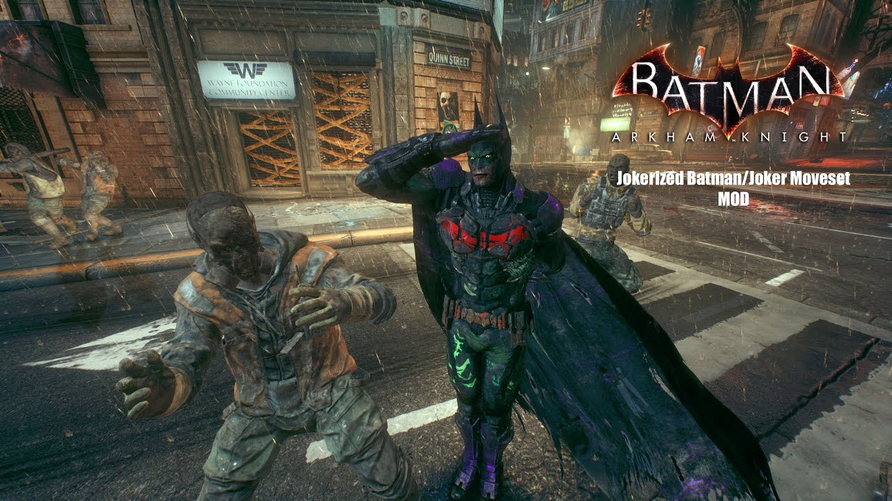 Jokerized Batman/Joker Moveset MOD (Showcase) - Batman: Arkham Knight