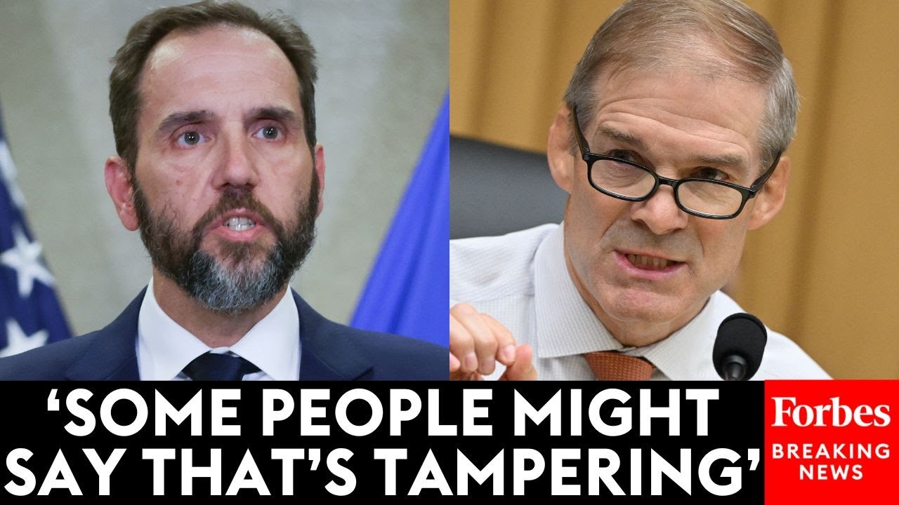 'Jack Smith Mishandled Documents': Jim Jordan Calls Out Trump Special Counsel