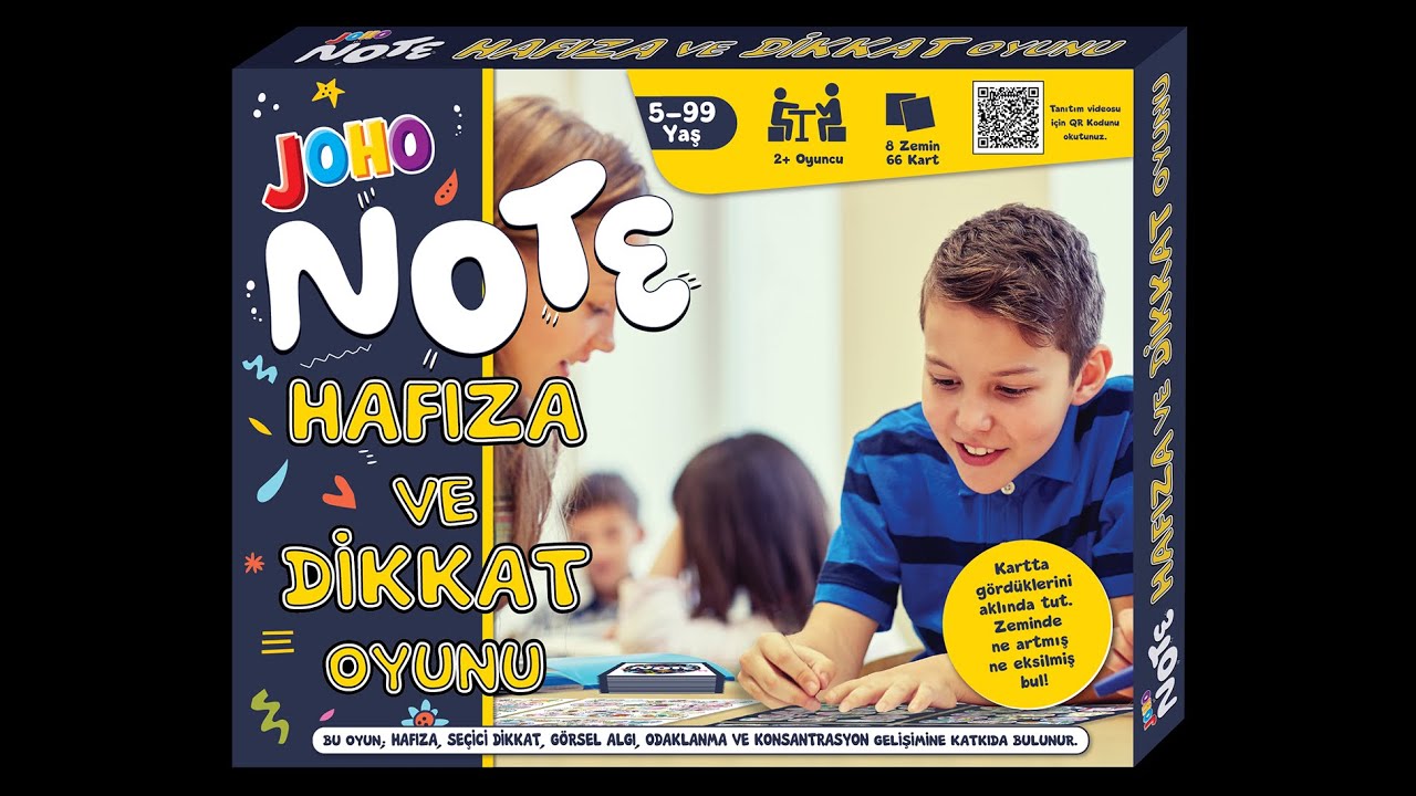 Joho Toys Note-Hafıza ve Dikkat Oyunu