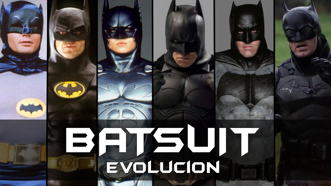 LA EVOLUCION DEL BATSUIT EN PELICULAS Y SERIES - MaxiLunaPMY