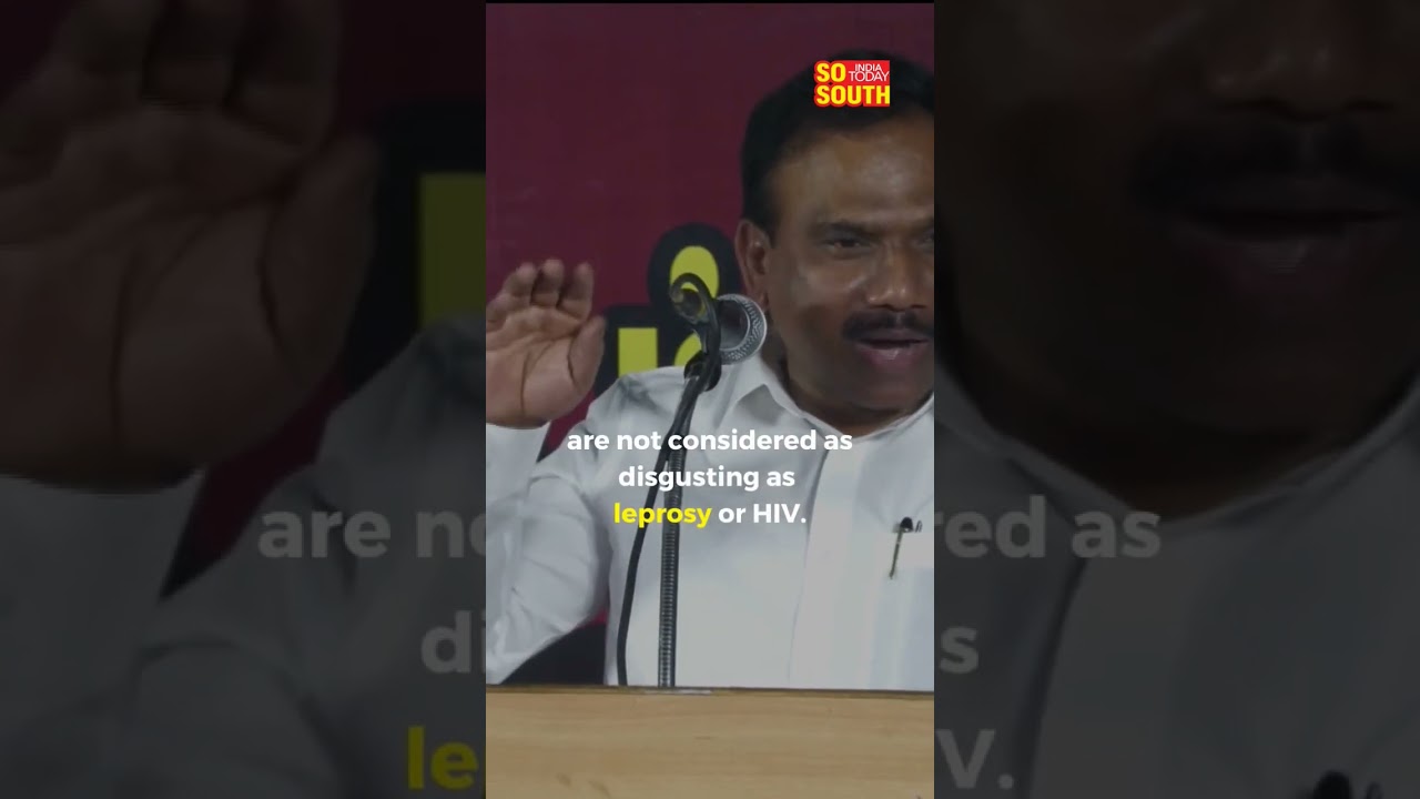 DMK's A Raja Compares Sanatana Dharma to Leprosy, HIV | SoSouth