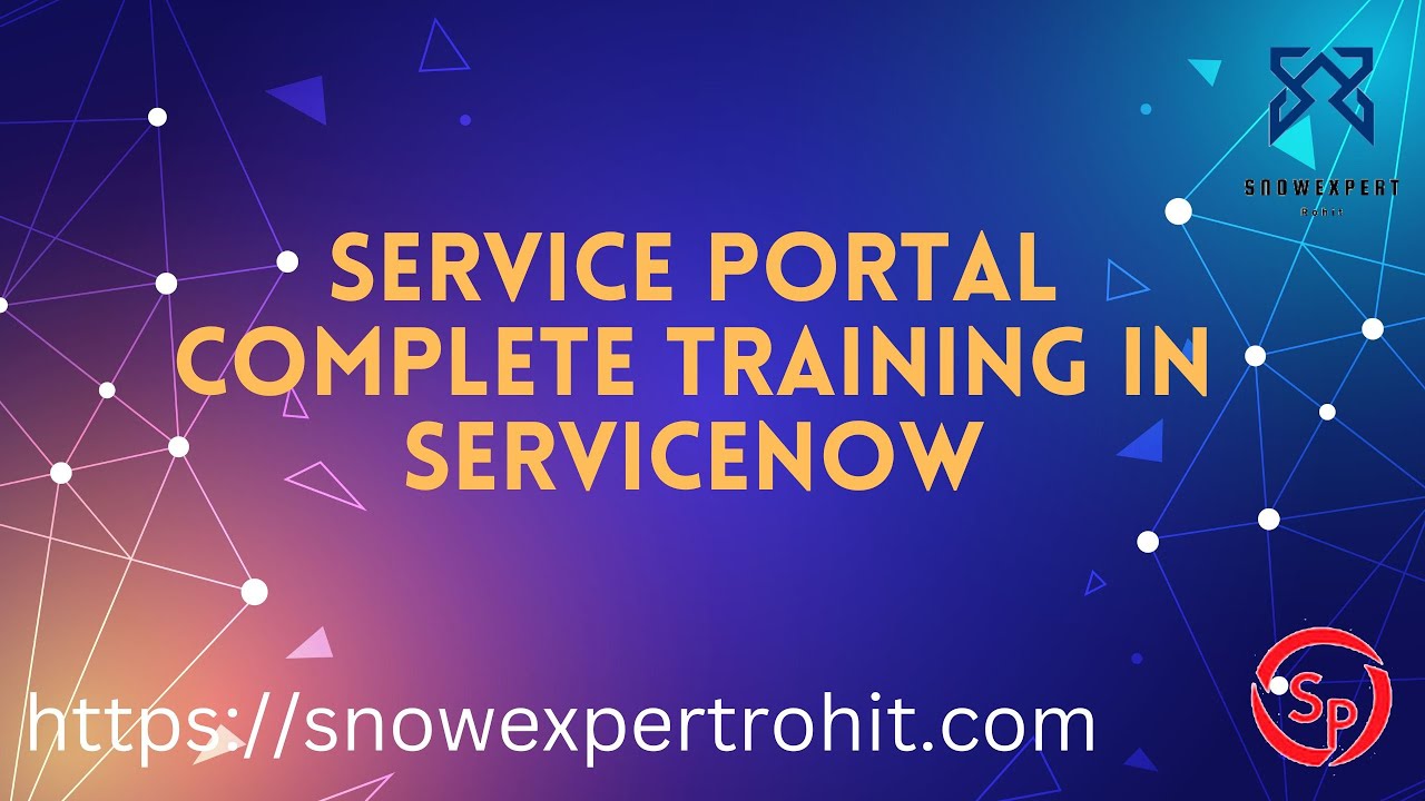 Service Portal Complete Training in ServiceNow