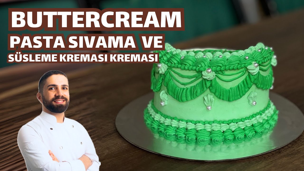Swiss Mereng Buttercream Tarifi | En Güzel Pasta Sıvama ve Süsleme Kreması 👨🏻‍🍳 (Detaylı Anlatım)