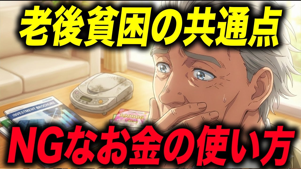 【衝撃】老後貧困の人ほど節約していた