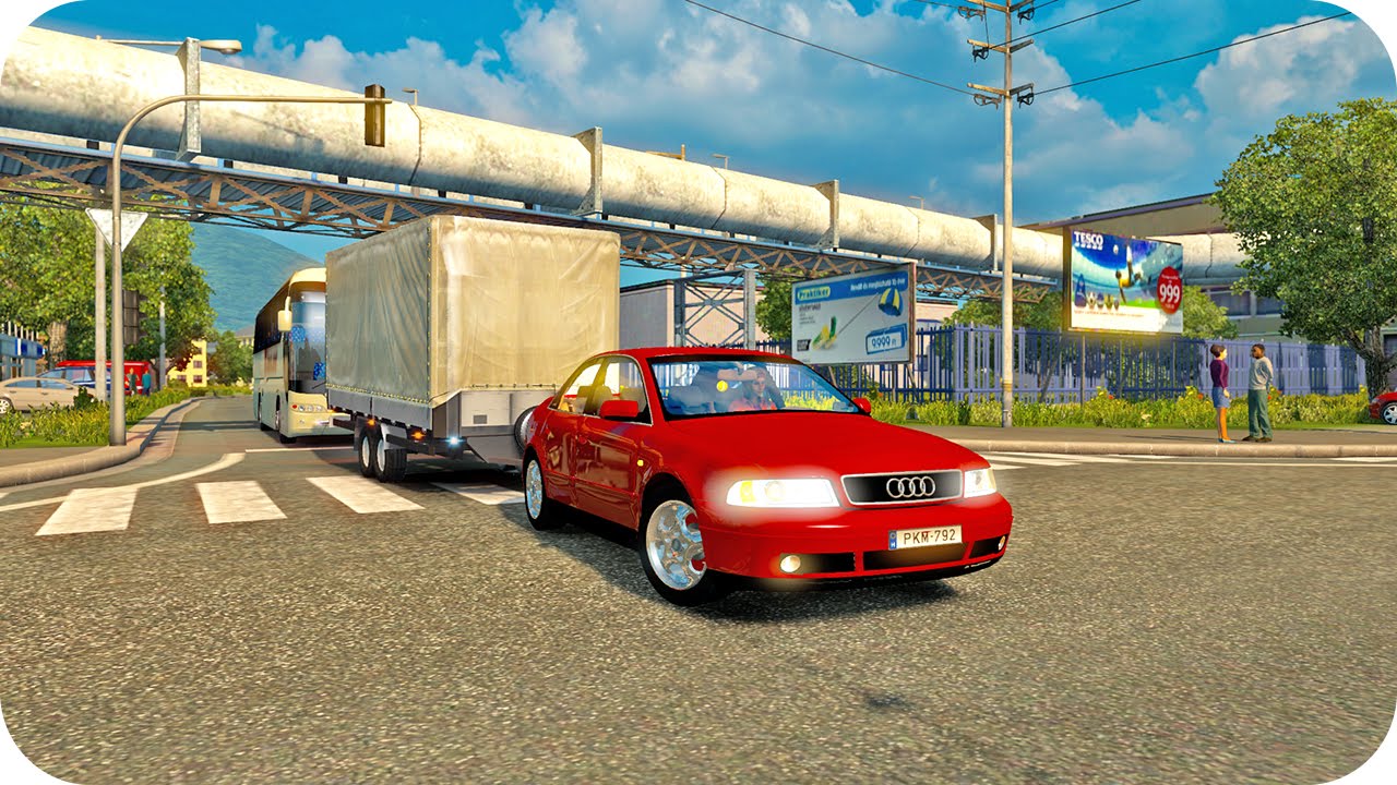 Audi A4 | Driving (ETS2) Euro Truck Simulator 2
