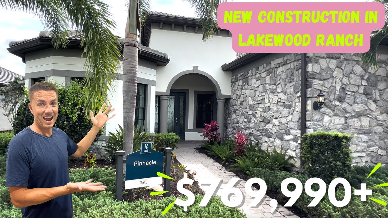 New Construction in Lakewood Ranch | $769,990 | Pinnacle Model by Pulte Homes 3/3 + den