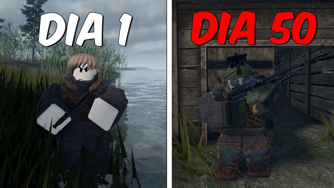 Sobreviví 50 DIAS en ROBLOX Proyect Delta en SOLITARIO 😱