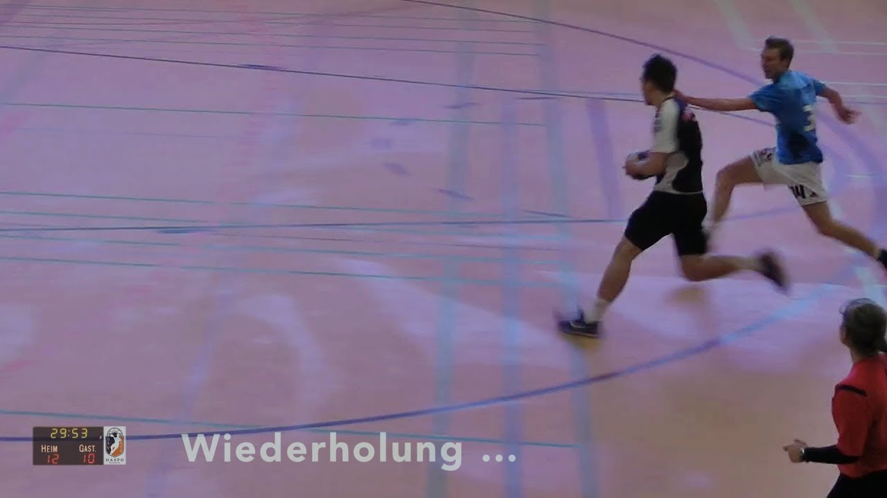 Handballregeln: Rote Karte (8:5) und 7-Meter in der letzten Spielsekunde der 1. Halbzeit