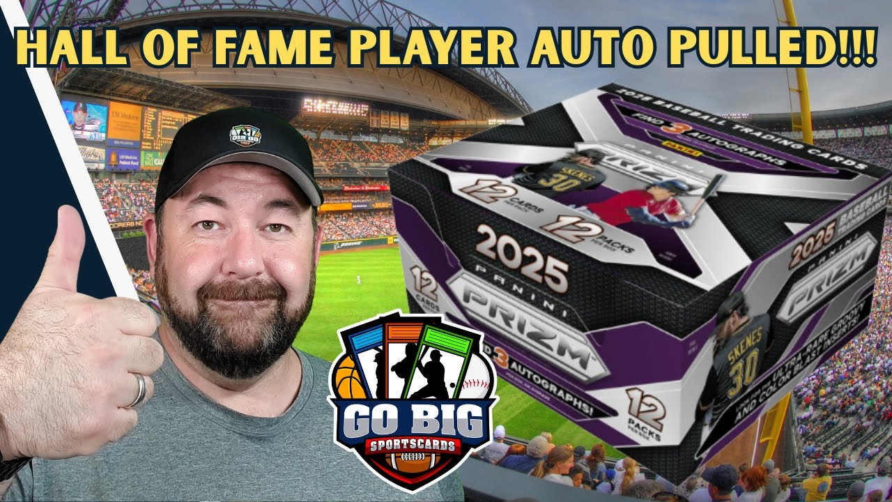 Открываем Prizm Baseball Hobby Box 2025 ⚾💎 Мы вытащили автомобиль, достойный Зала славы!
