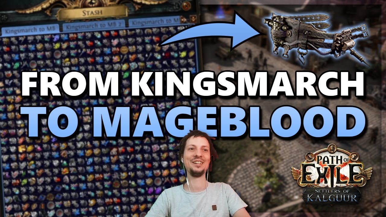 Can you farm a Mageblood with just Kingsmarch mappers and shippers? - PoE 