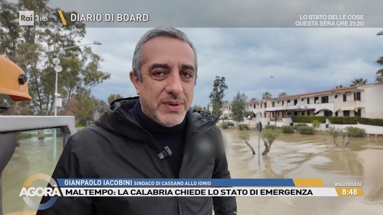 La piena e la paura - Agorà 16/02/2026