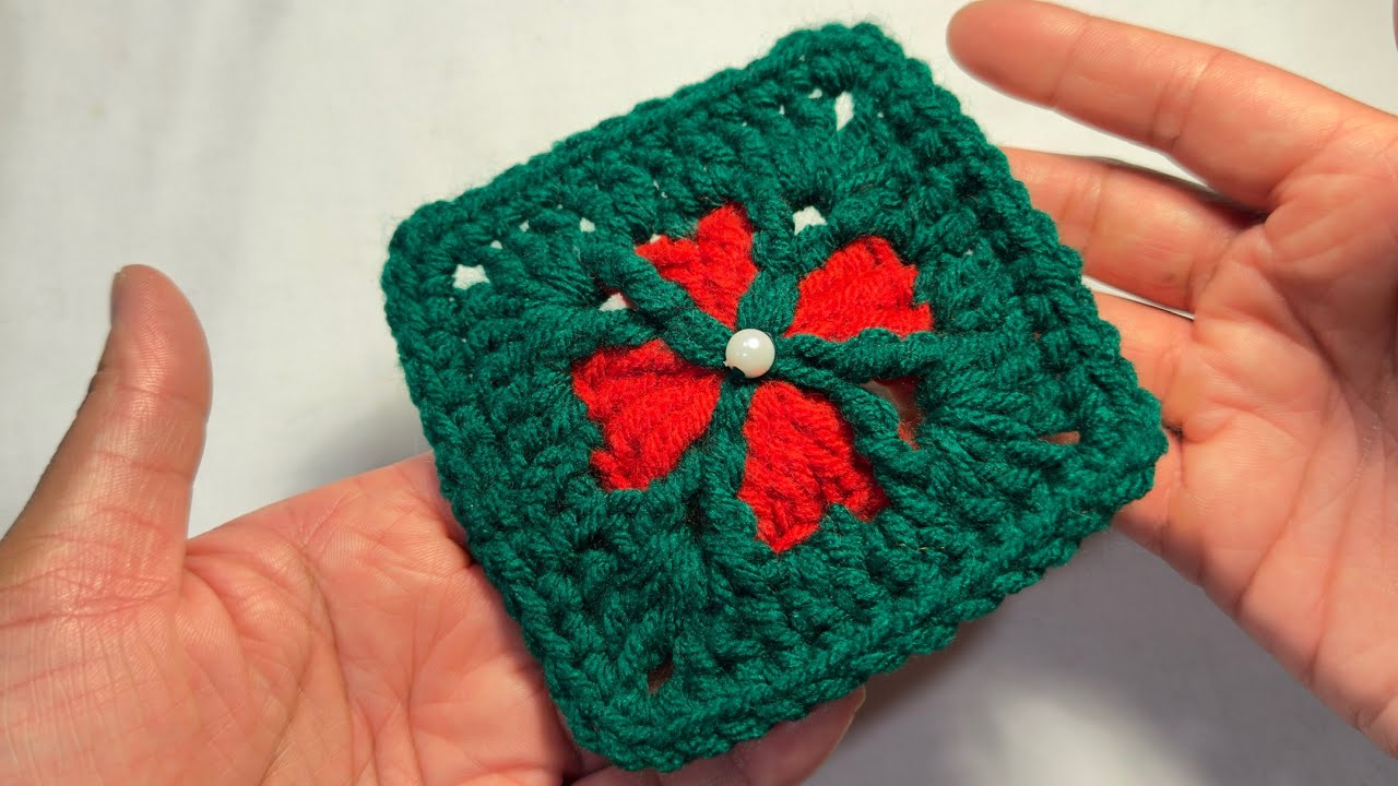 Crochet super duper easy granny square!!