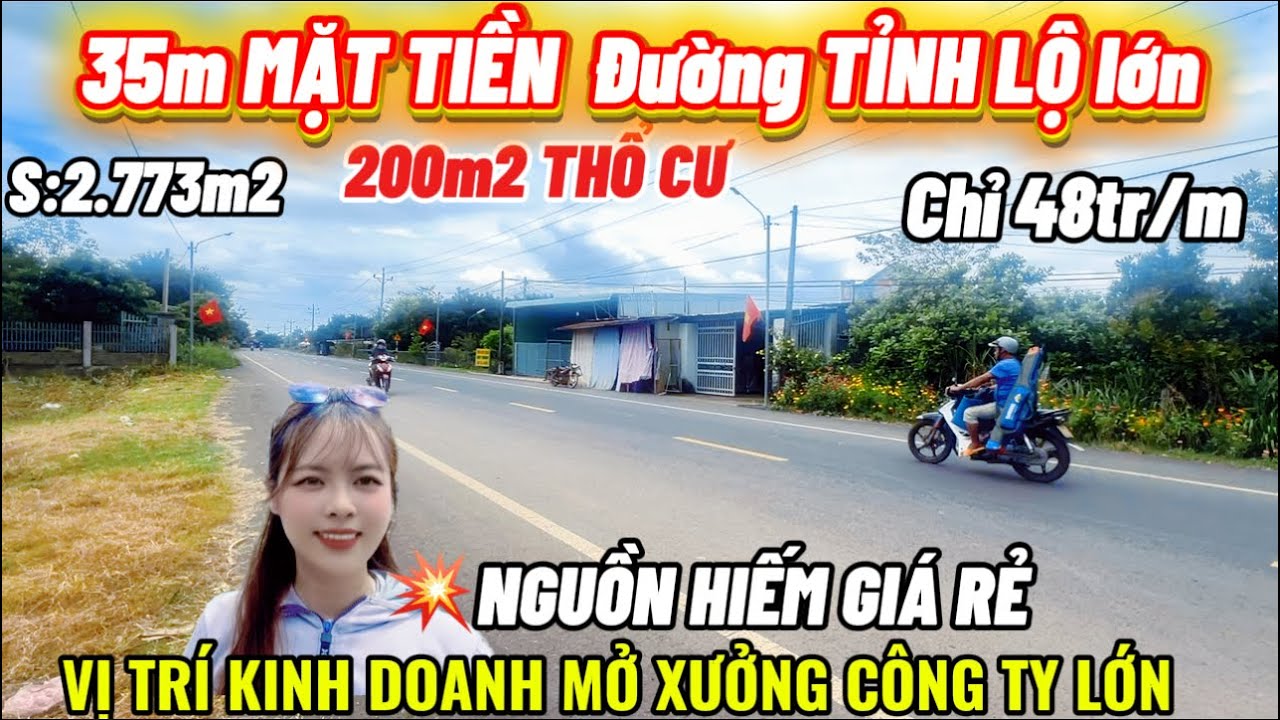 🥰Em Huyền đã bán Mặt tiền Kinhdoanh mở xưởng côngty 35m Mt đường tỉnh lộ S:2773m2 200thổ cư 1ty700tr