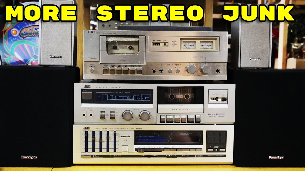 Facebook Marketplace Haul of Vintage Stereo Equipment!