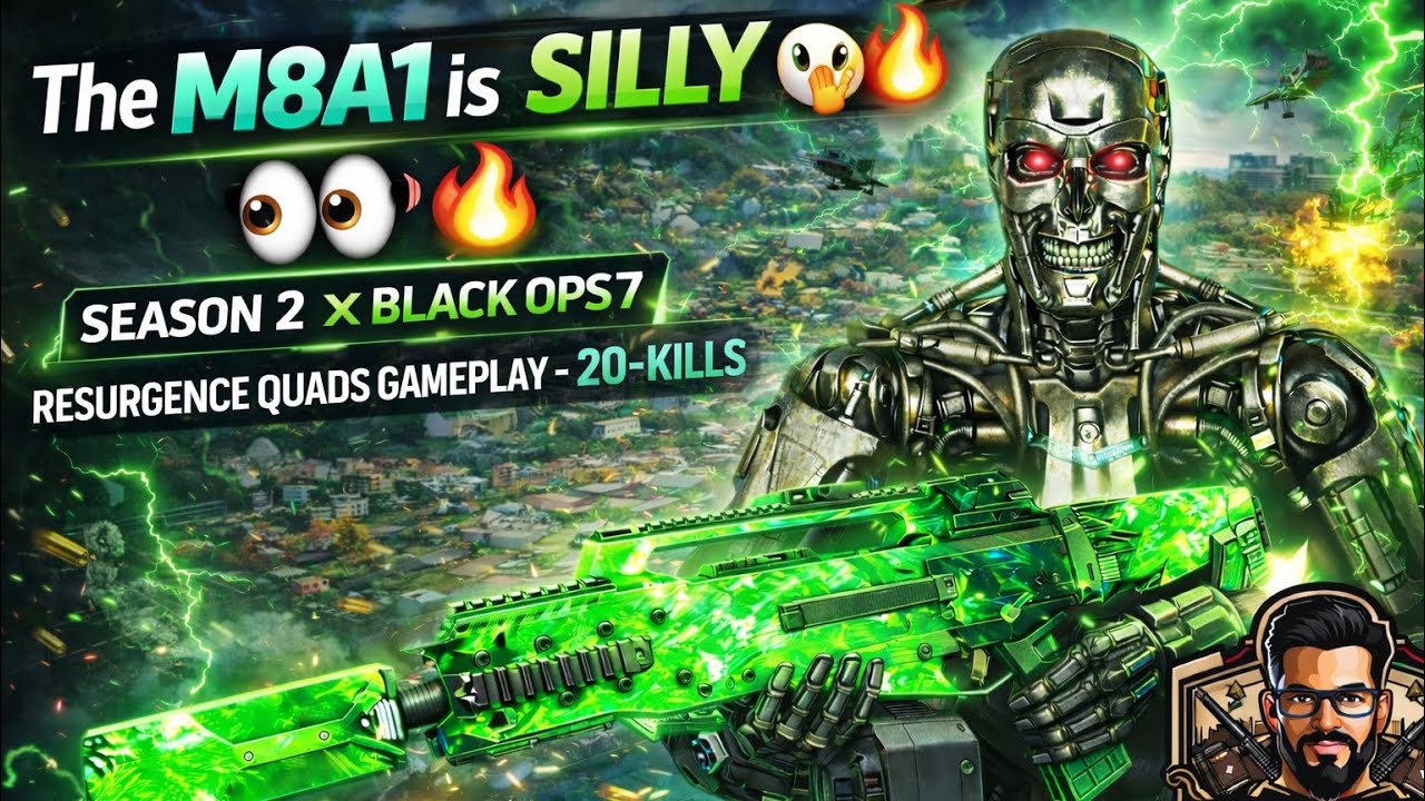 The M8A1 is just SILLY 😂(BO7 Warzone/Season 2) Resurgence Quads Gameplay (20+ Kills)