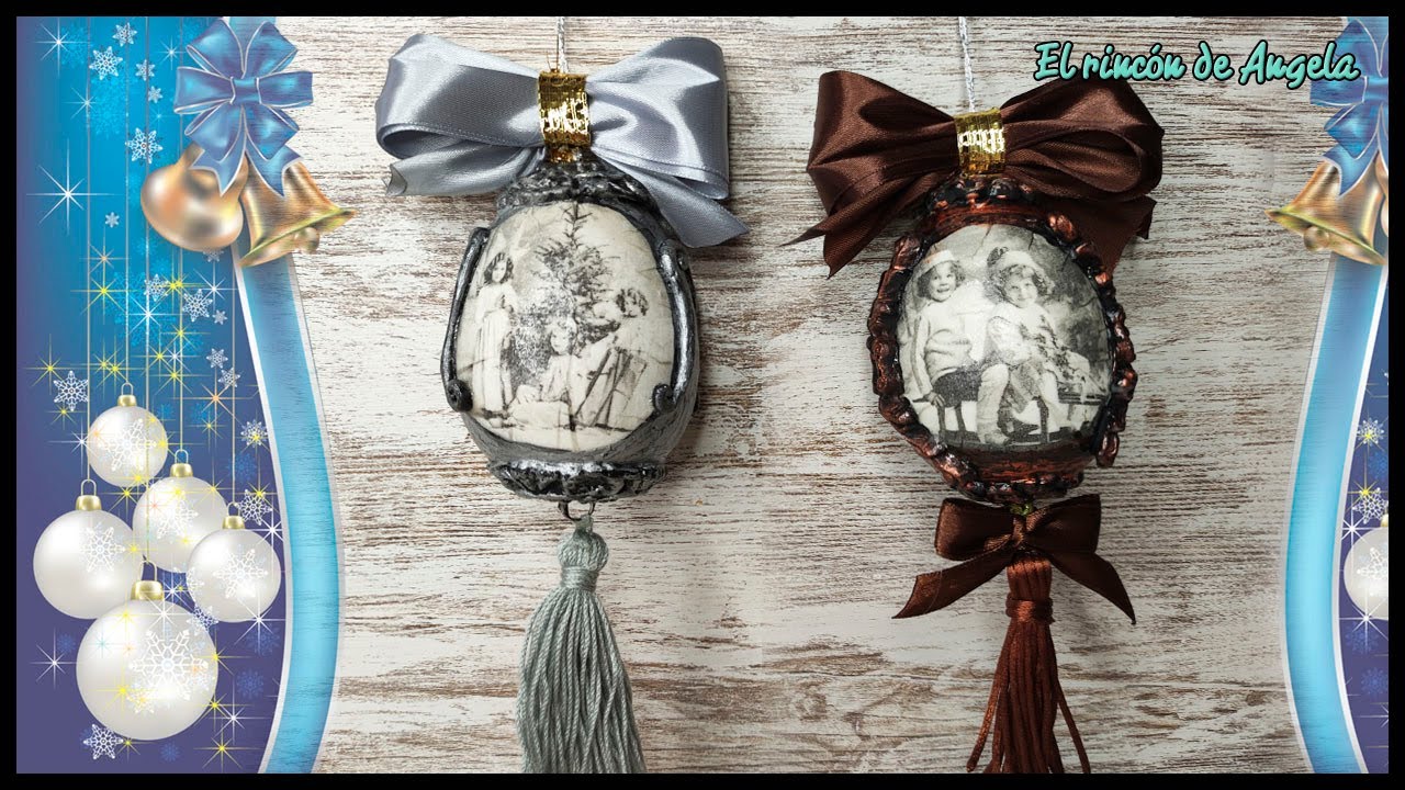ADORNOS NAVIDEÑOS 🎄Huevos vintage de navidad 🎄DECORACION NAVIDEÑA. Christmas ornaments