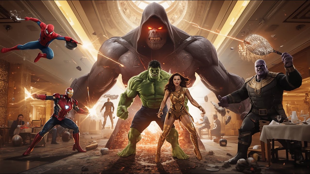 Avengers & King Kong vs Thanos – Insane Fight