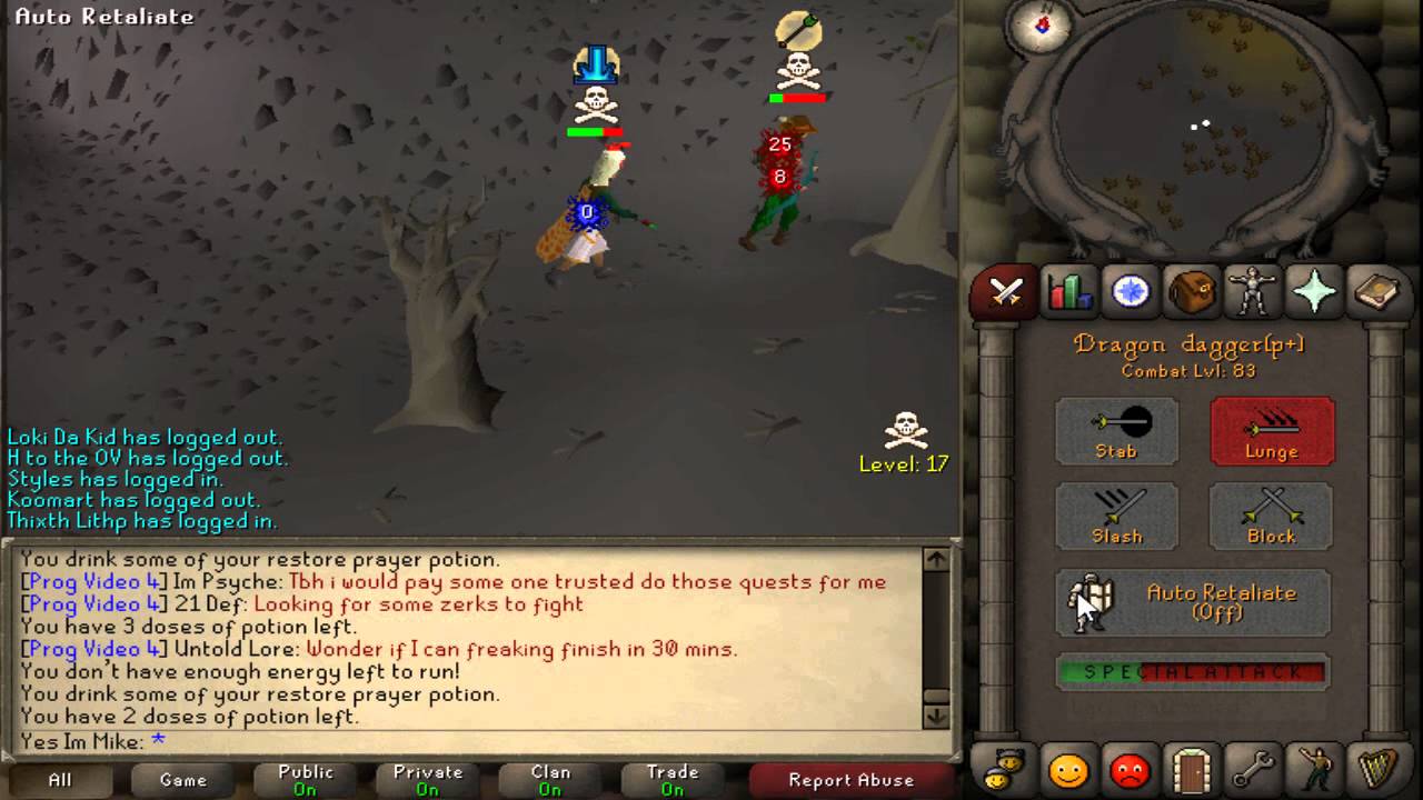 Runescape 2007 Pking - Yes Im Mike Pk Session 1