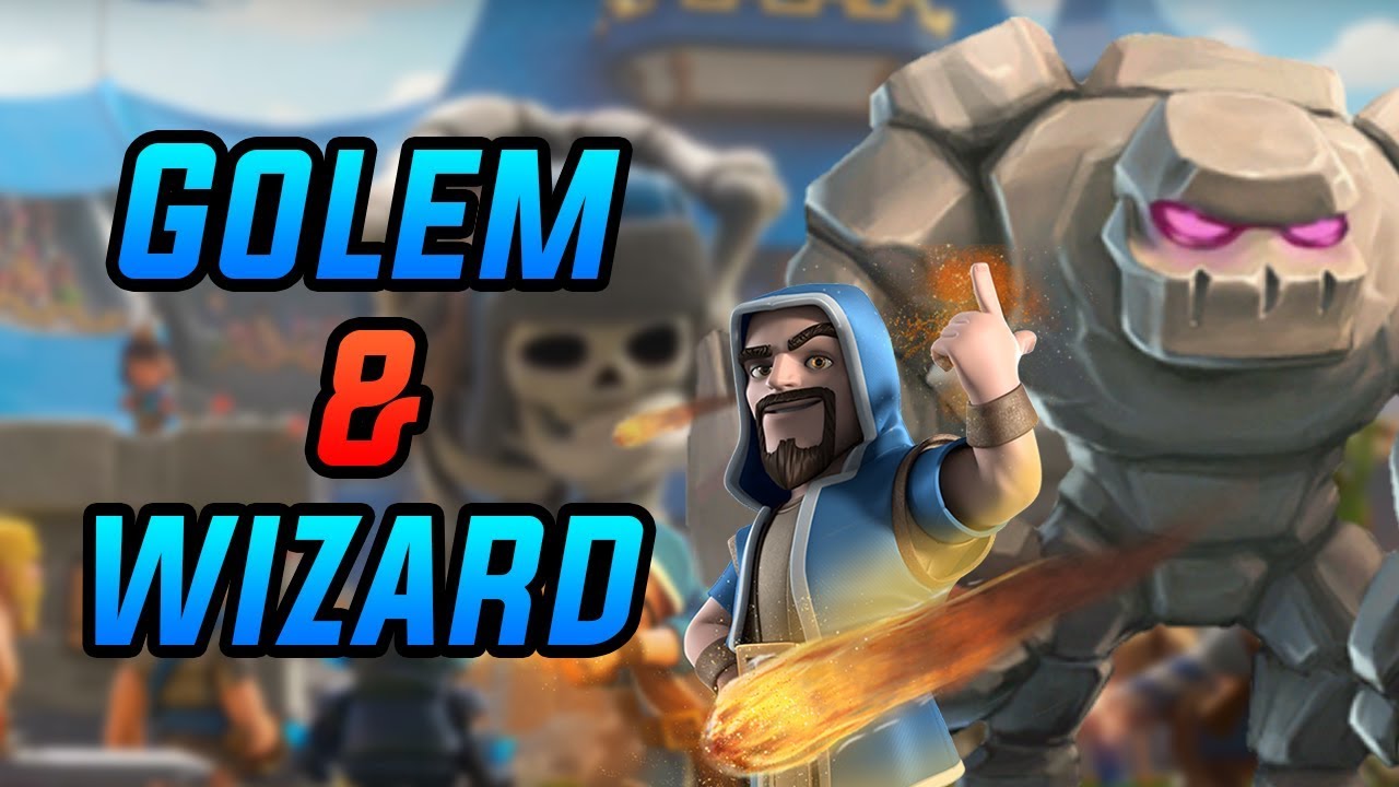 Golem és Wizard OP! | Clash Royale Magyarul