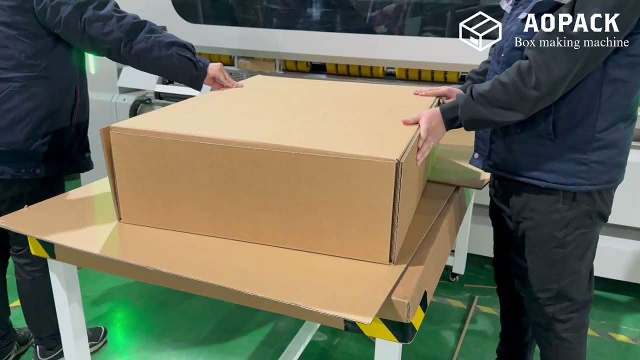 Aopack BM3000-HD produce cardboard box with inconsistent creasing line / creasing lines not aligned.