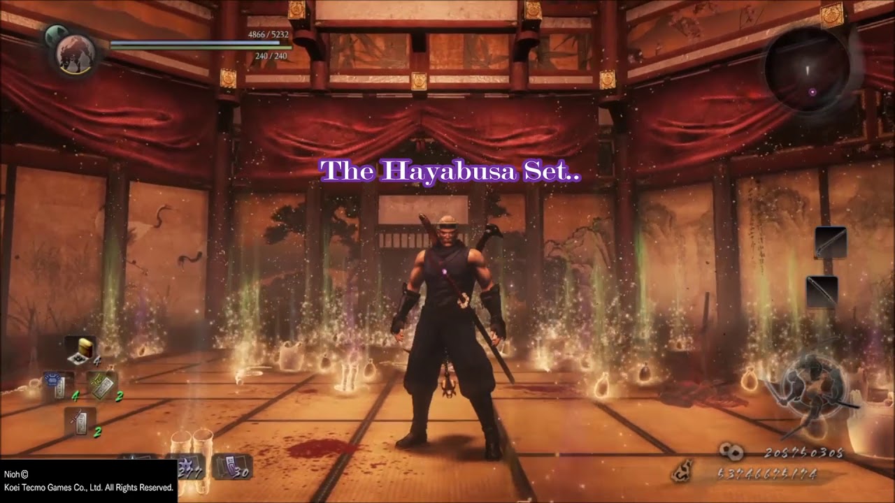 Nioh - How to make (the Ultimate Hayabusa set)