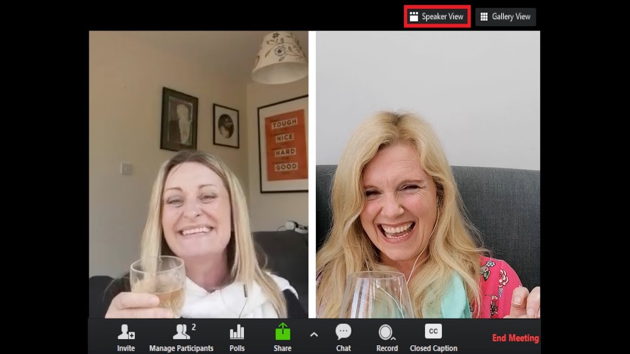 Yummy Mummies have a Zoom party