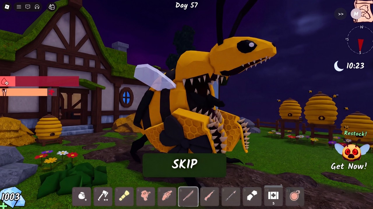 THE GIANT BEE Has WOKEN UP!! | New Update in 99 Nights in the Forest (Roblox)