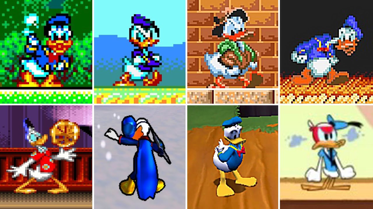 Evolution Of Donald Duck Idle Animation (1991 - 2023)