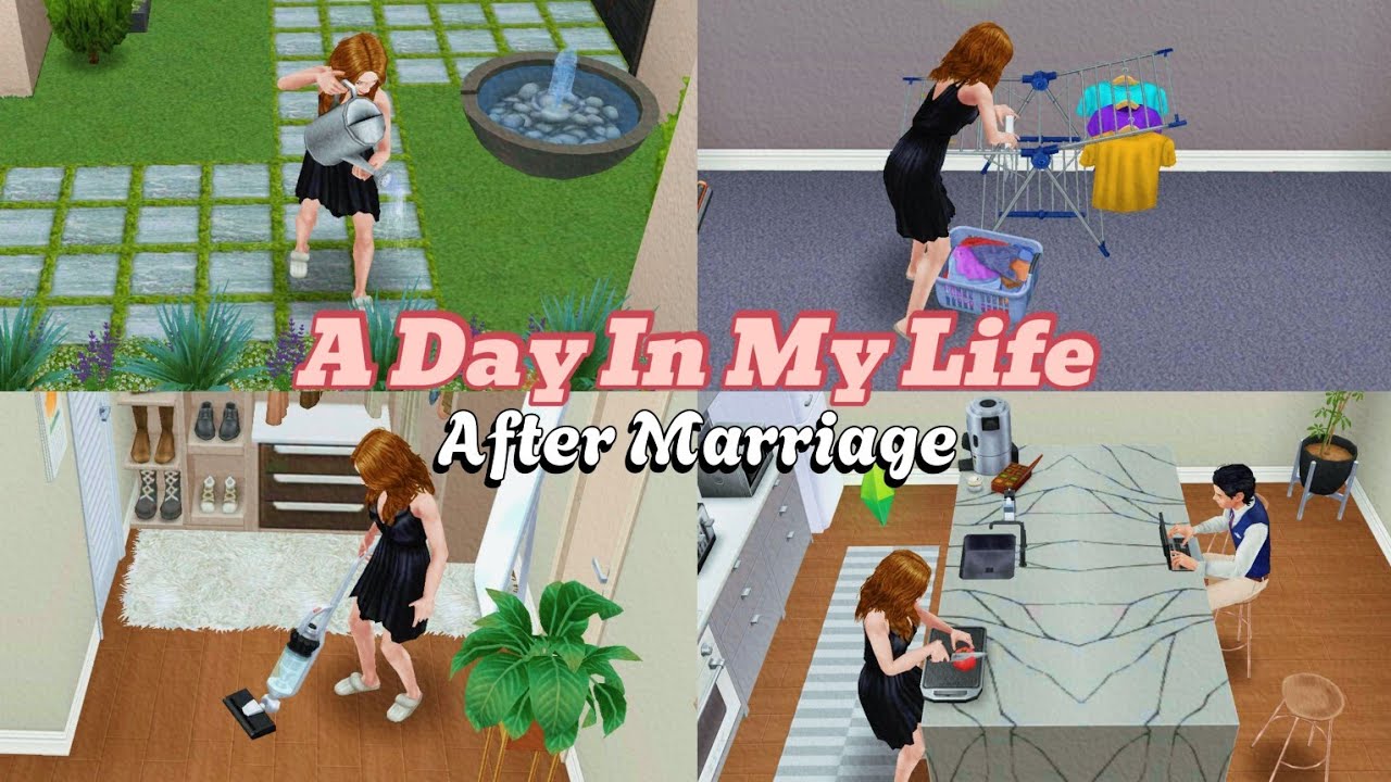 A Day In My Life : After Marriage👰🏻‍♀️🤵🏻 | The Sims Freeplay