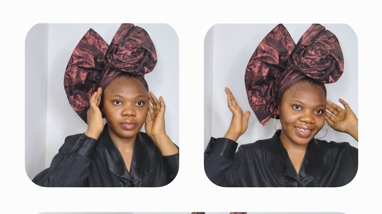 How to tie this beautiful wedding guest gele style is still showing 