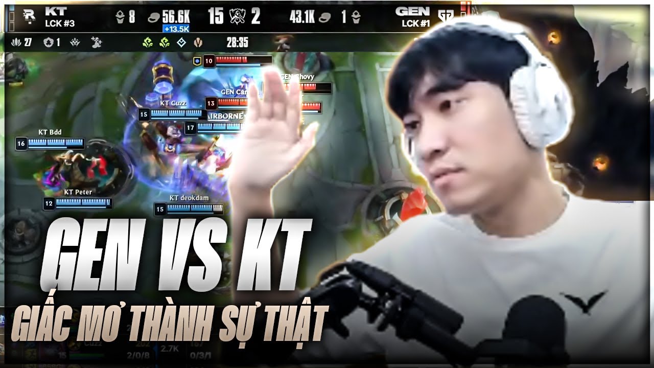 GEN VS KT | HIGHLIGHTS - GIẤC MƠ TRỞ THÀNH SỰ THẬT