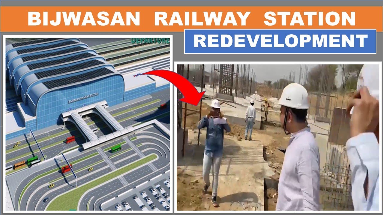 Bijwasan Railway Station Redevelopment Project in New Delhi | IRSDC Projects | Papa Construction