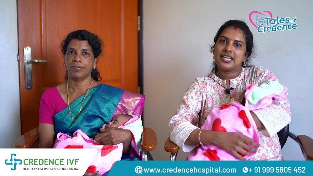 Miracle Twins: Nimisha's IVF Journey at Credence IVF Hospital