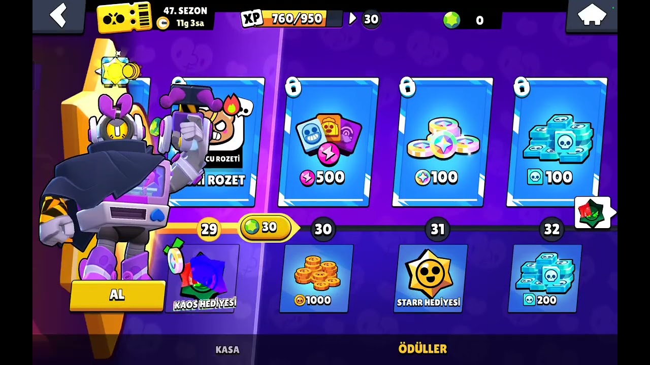Brawl stars oyunuyoruz