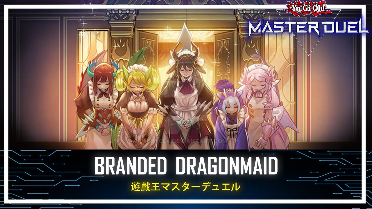Branded Dragonmaid - Banish Opponent Monster Cards / Ranked Gameplay [Yu-Gi-Oh! Master Duel]