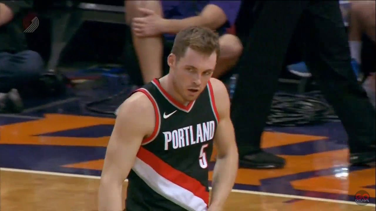 Pat Connaughton Career High! 24 Points - Blazers vs Suns - October 18, 2017