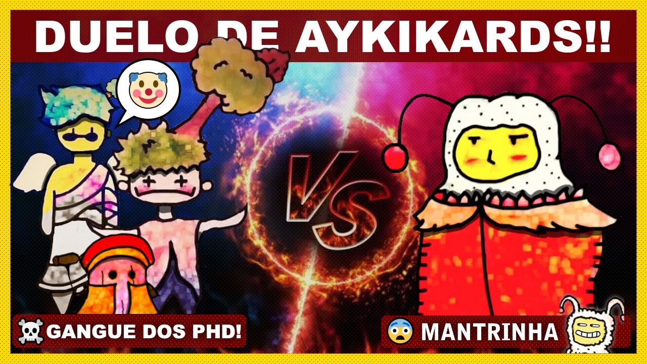 🍄 Duelo de Aykikards! 🍄 Jogando com Inscritos! 🔸 FLOODISTAS SAFADOS vs 🔹O Bonitão! CARD GAME CASEIRO