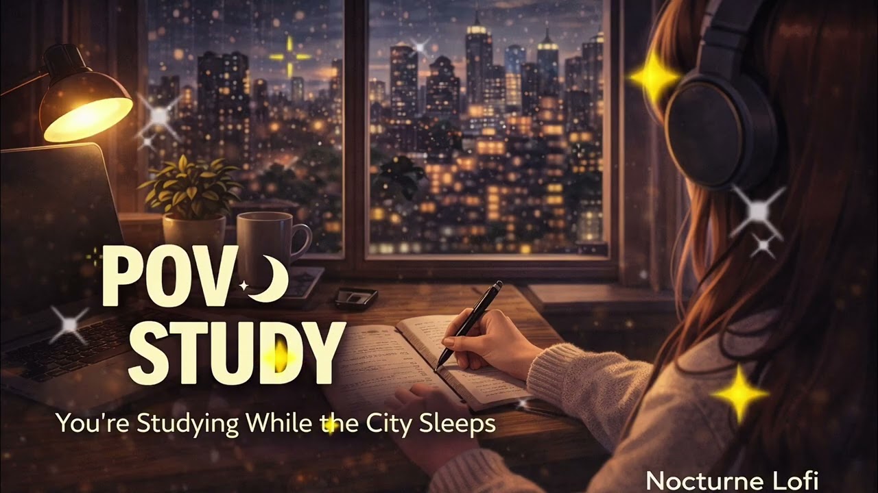 POV: You&rsquo;re Studying While the City Sleeps 🌙 Lofi Beats