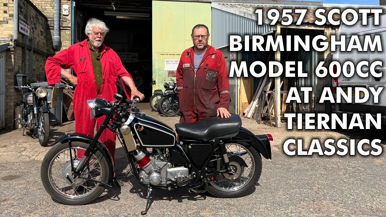 1957 Scott Birmingham Model 600cc at Andy Tiernan Classics #09264SCT